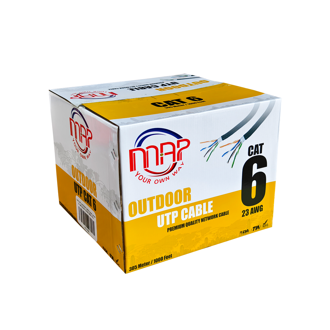 (OC6-8305) Outdoor Lan Cable CAT6 305M